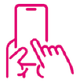 契約した携帯にSMSが届く